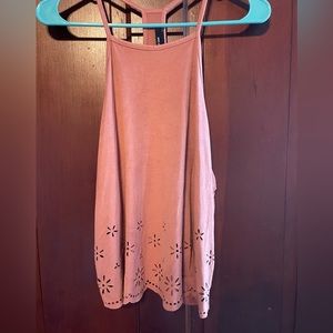 Wet seal suede mauve halter tank. Size medium